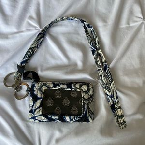Vera Bradley Lanyard and Wallet